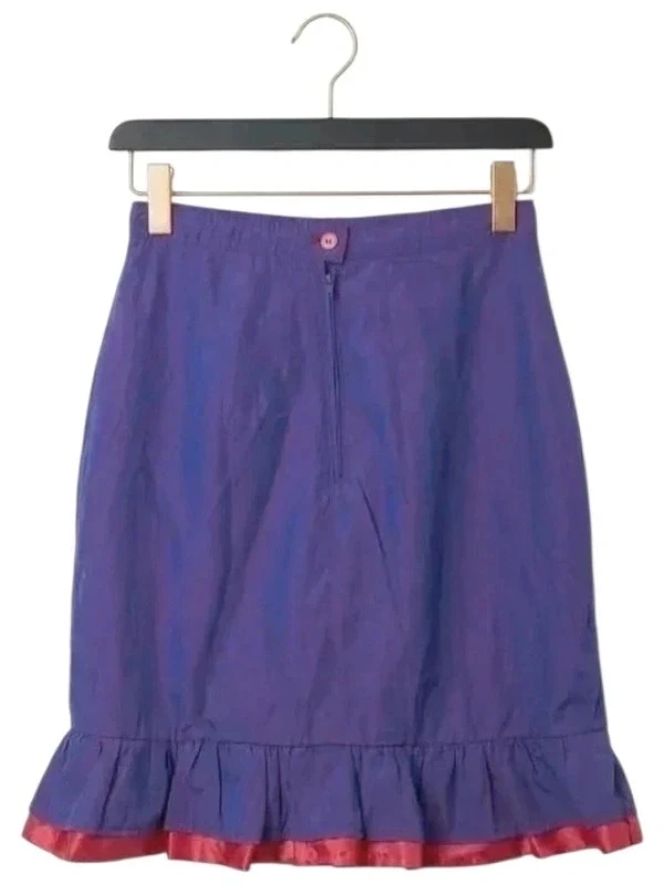 💜 Jolie jupe violette / lilas à volants 💜